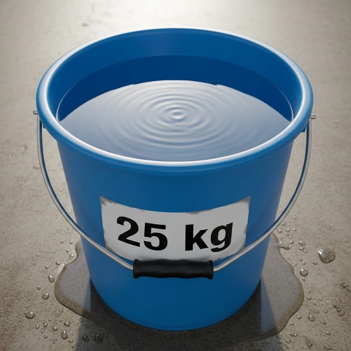 Authentic Blue 25kg Water Bucket