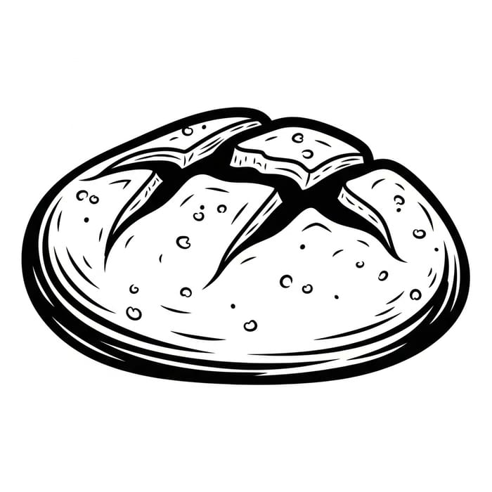 Handcrafted Artisan Bread Icon - Vintage Style Handcrafted Artisan Bread Icon - Vintage Style