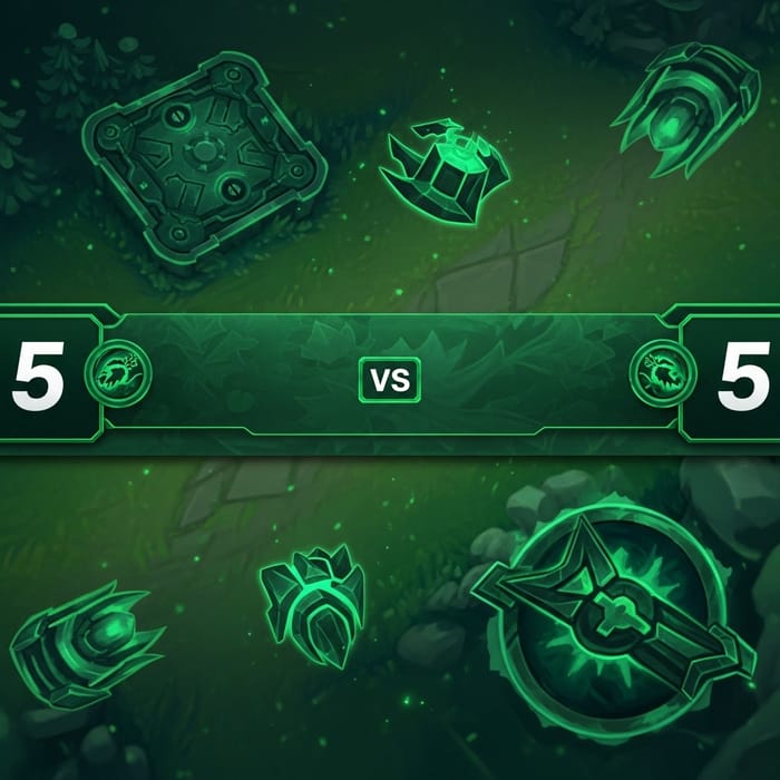5v5 League of Legends Tournament Banner | Green Color Palette