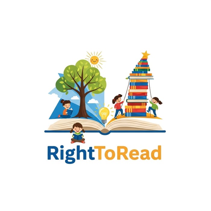 RightToRead Logo for Enhancing Children's Reading Skills
