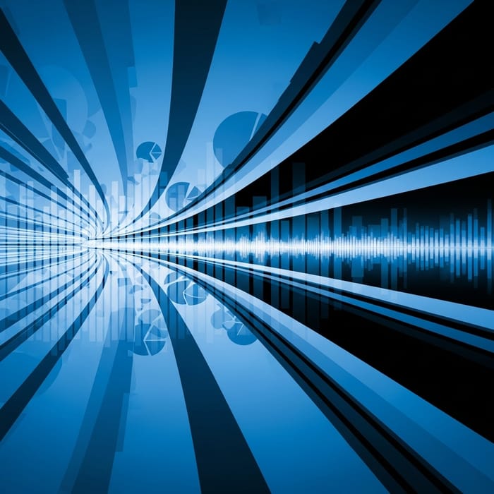 Blue and Black Sales Company Background Design