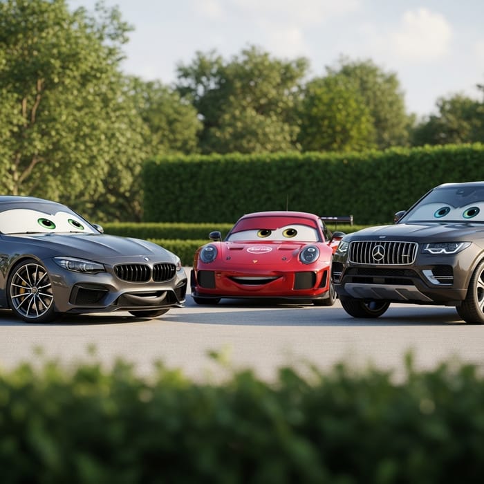 Luxury Car Conversation - Porsche, Ferrari, and Range Rover Luxury Car Conversation - Porsche, Ferrari, and Range Rover
