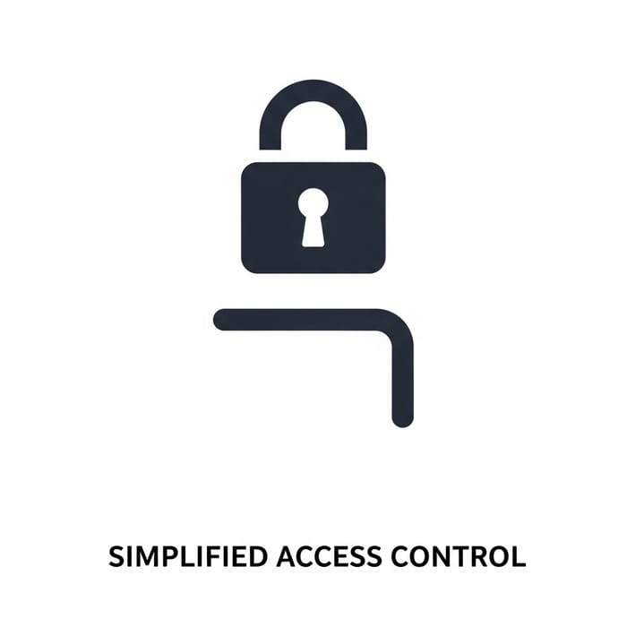 Simplified Access Control Icon Design Simplified Access Control Icon Design
