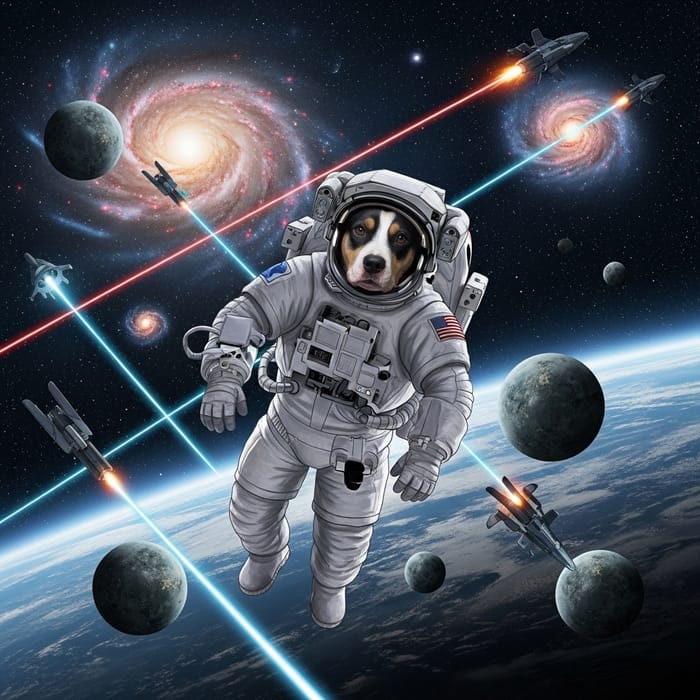 Intergalactic Canine Hero: Brave Space Dog