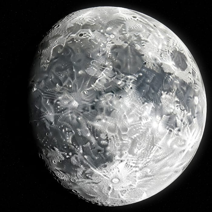 Stunning Moon Landscape: Craters, Valleys, and Plains