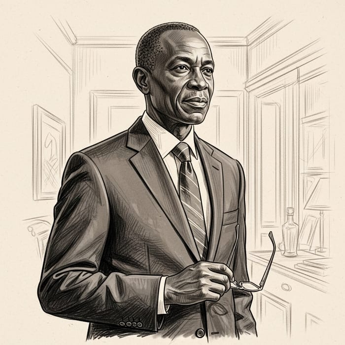 Mr. Okello - Wise and Dignified African Man Portrait