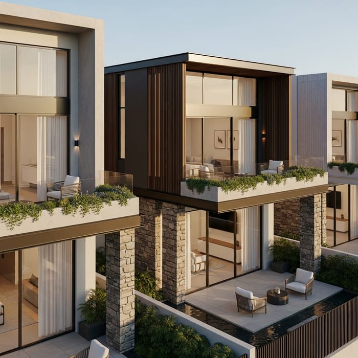 Modern Luxury Terrace Homes: Artist's Impression Modern Luxury Terrace Homes: Artist's Impression