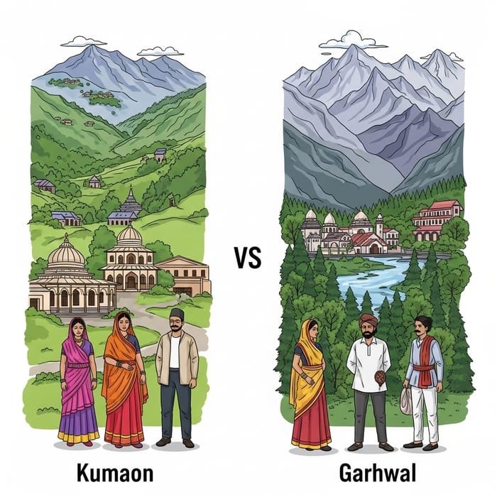 Kumaon vs Garhwal: Detailed Cultural Comparison Kumaon vs Garhwal: Detailed Cultural Comparison