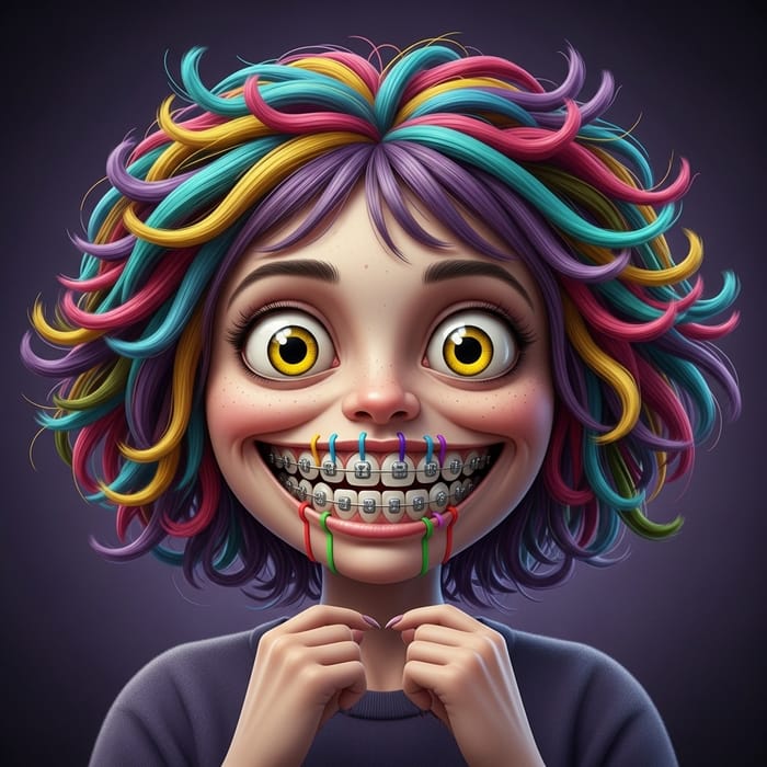 Braces and Elastics Girl Monster: A Fantasy Character Braces and Elastics Girl Monster: A Fantasy Character