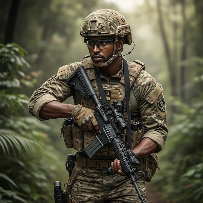 Elite Ethiopian Commando | Jungle Expert & Tactical Specialist Elite Ethiopian Commando | Jungle Expert & Tactical Specialist