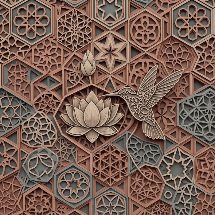Intricate Tessellation with Nature's Touch Intricate Tessellation with Nature's Touch