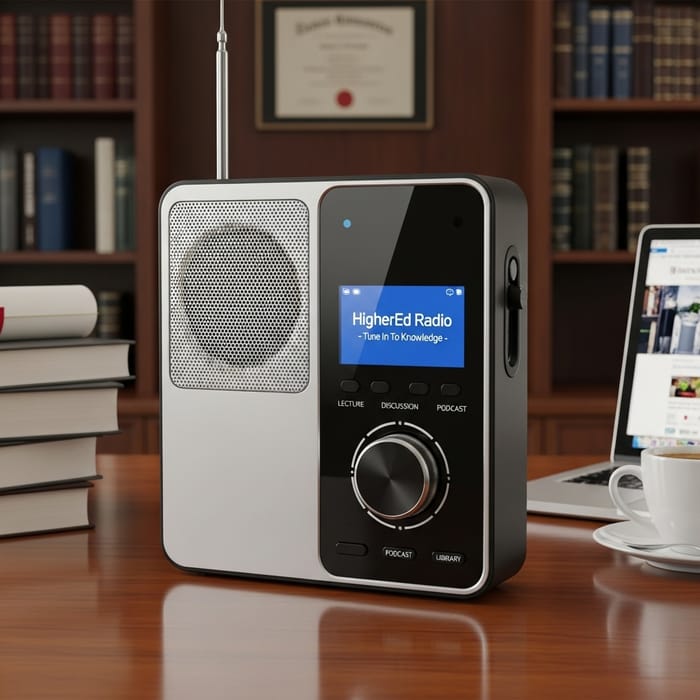 Supporting Higher Education with an Educational Radio