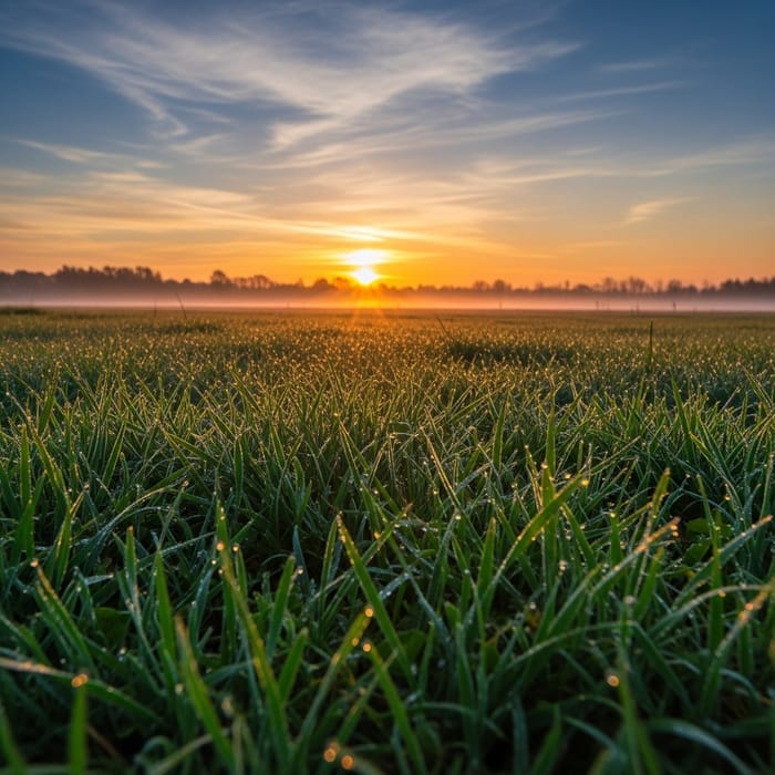Tranquil Open Nature Sunrise
