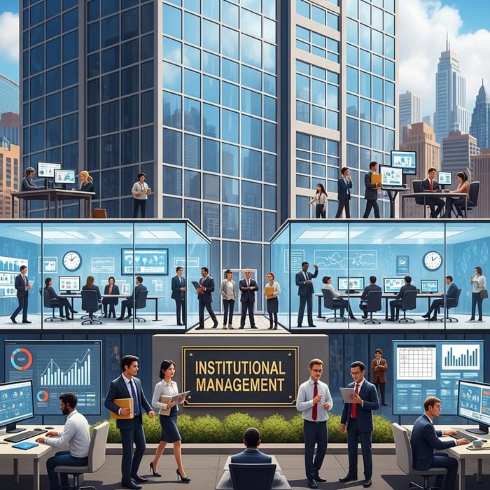 Institutional Management: A Modern Office Setting