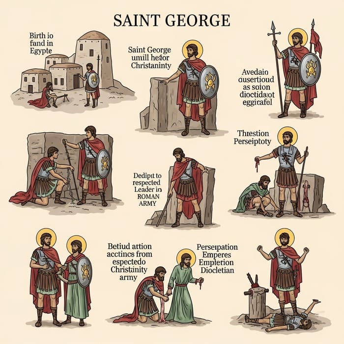 Saint George: Story of Courage and Faith