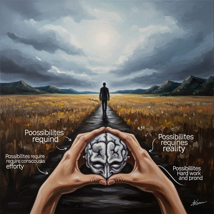 Eternal Manifestation: Symbolic Painting of Optimism and Reality Eternal Manifestation: Symbolic Painting of Optimism and Reality