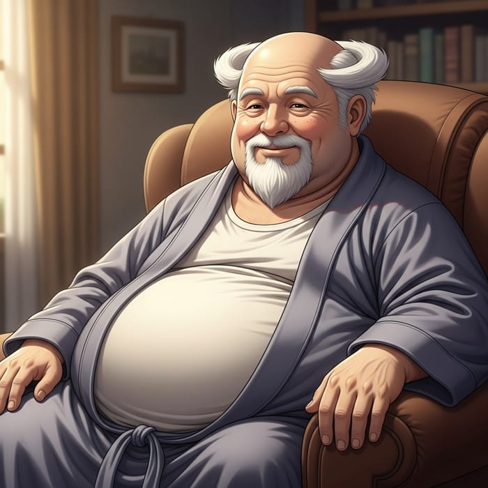 Obese Uncle Iroh with Enormous Moobs Obese Uncle Iroh with Enormous Moobs