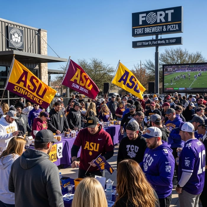 ASU vs TCU Pre-Game Tailgate Party at Fort Brewery & Pizza ASU vs TCU Pre-Game Tailgate Party at Fort Brewery & Pizza