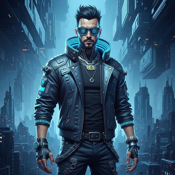 Futuristic Techno Genius Avatar | High-Tech Design