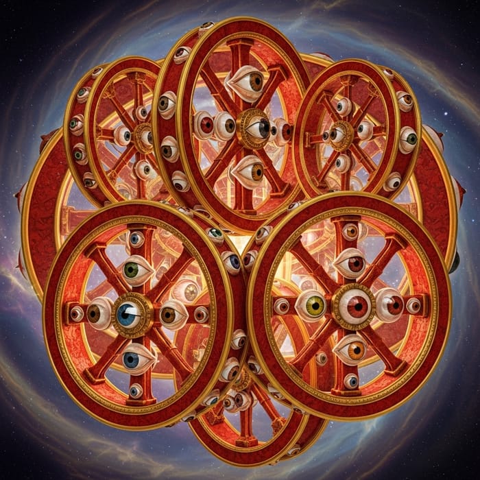 Thrones: First Hierarchy of Angels in the Bible with Wheels and Eyes