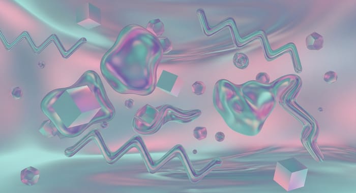 Surreal Abstract Shapes in Ethereal Space Surreal Abstract Shapes in Ethereal Space