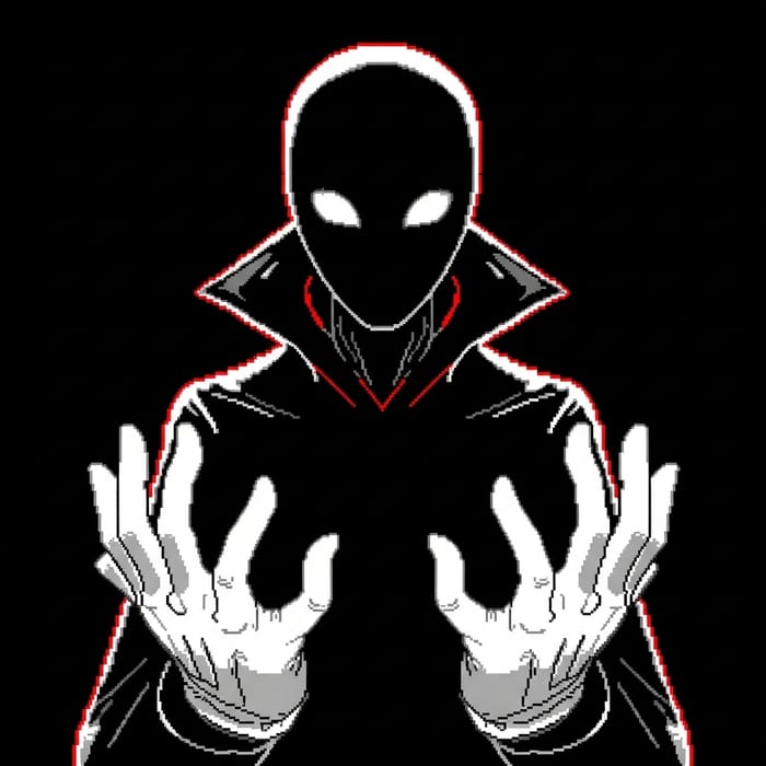 Mysterious Gaster | Enigmatic Gothic Video Game Character