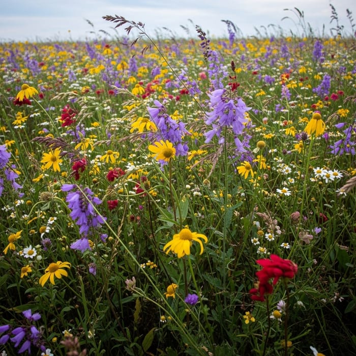 Abstract Wildflowers - Nature's Splendor and Diversity Abstract Wildflowers - Nature's Splendor and Diversity