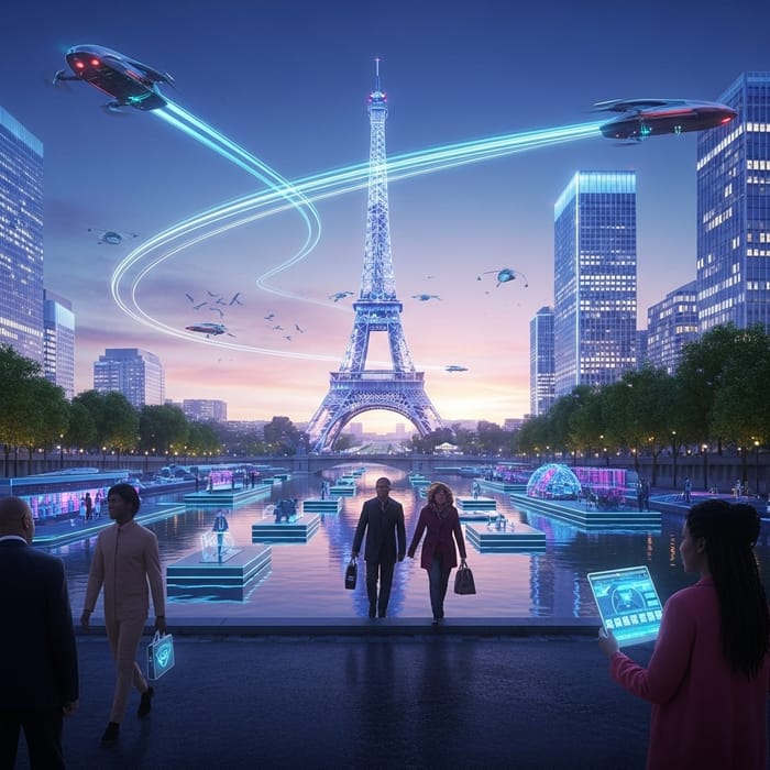 Futuristic Paris: A High-Tech Metropolis Futuristic Paris: A High-Tech Metropolis
