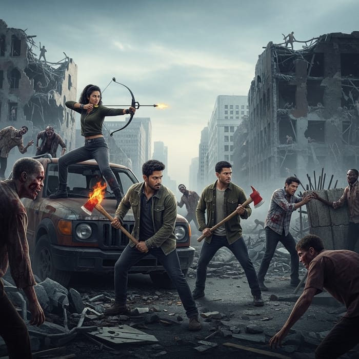 Gritty Survival in a Zombie Apocalypse Gritty Survival in a Zombie Apocalypse
