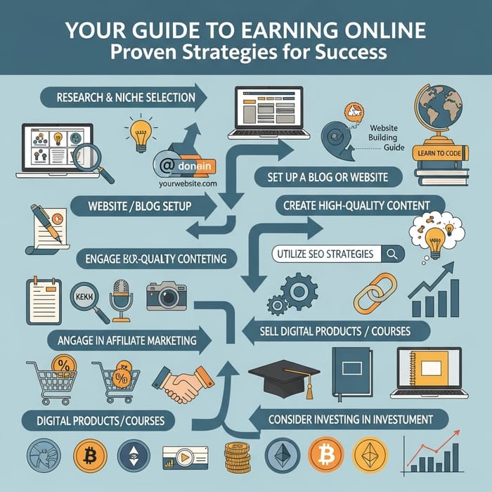 Successful strategies to make money online | Step-by-step guide