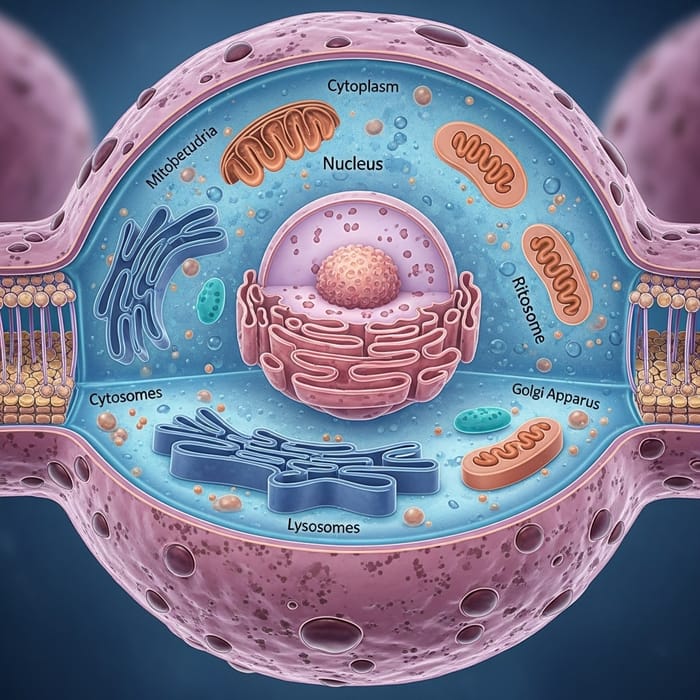 Anatomy of an Animal Cell: Nucleus and Organelles Explained Anatomy of an Animal Cell: Nucleus and Organelles Explained