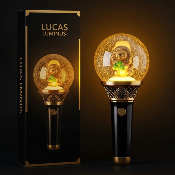 K-Pop Lightstick: Lucas Luminus Merchandise Setup K-Pop Lightstick: Lucas Luminus Merchandise Setup