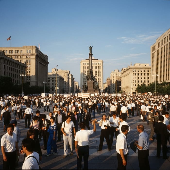 Tiananmen Square on June 4, 1989 Tiananmen Square on June 4, 1989