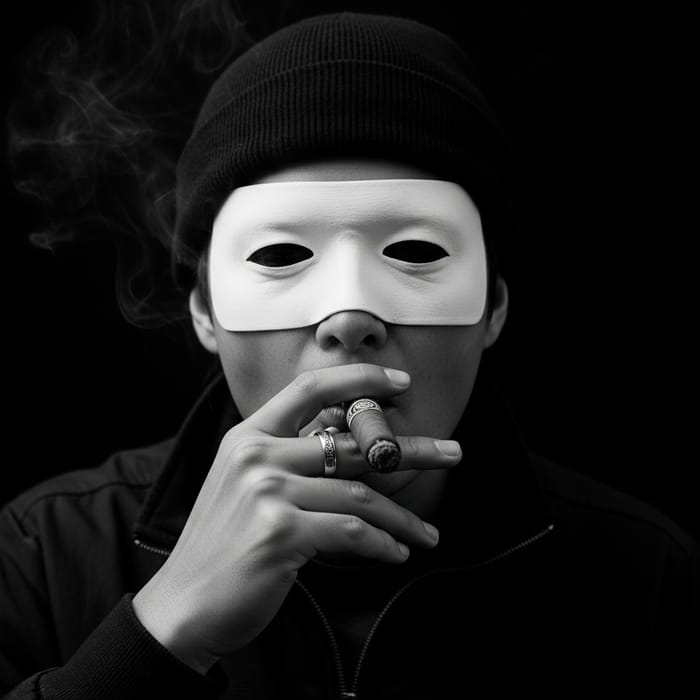 Unknown Person Smoking Cigar