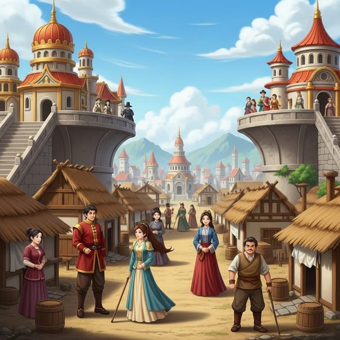 Grandeur and Majesty in a Prosperous Kingdom Grandeur and Majesty in a Prosperous Kingdom
