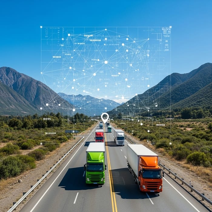 GPS Fleet Tracking in Chile | Scenic Highway Convoy GPS Fleet Tracking in Chile | Scenic Highway Convoy