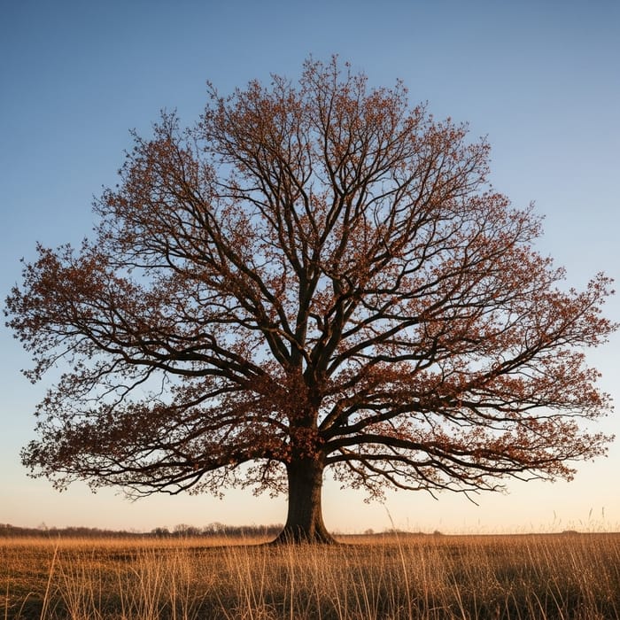 Enduring Oak Tree: A Symbol of Resilience and Wisdom