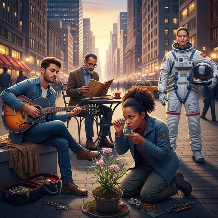 Diverse Professionals in a Vibrant World | Human Representation Diverse Professionals in a Vibrant World | Human Representation