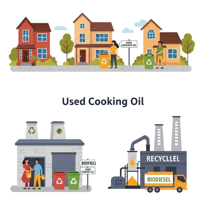 Recycling Used Cooking Oil - Eco-Friendly Solution Recycling Used Cooking Oil - Eco-Friendly Solution