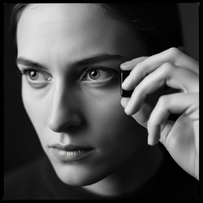 Detailed Black and White Academic Portrait Photography | Medium-Format Capture