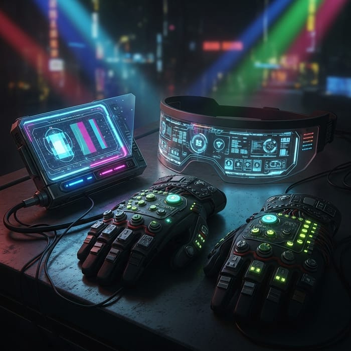 Cyberpunk Gadgets | Futuristic Display & Accessories