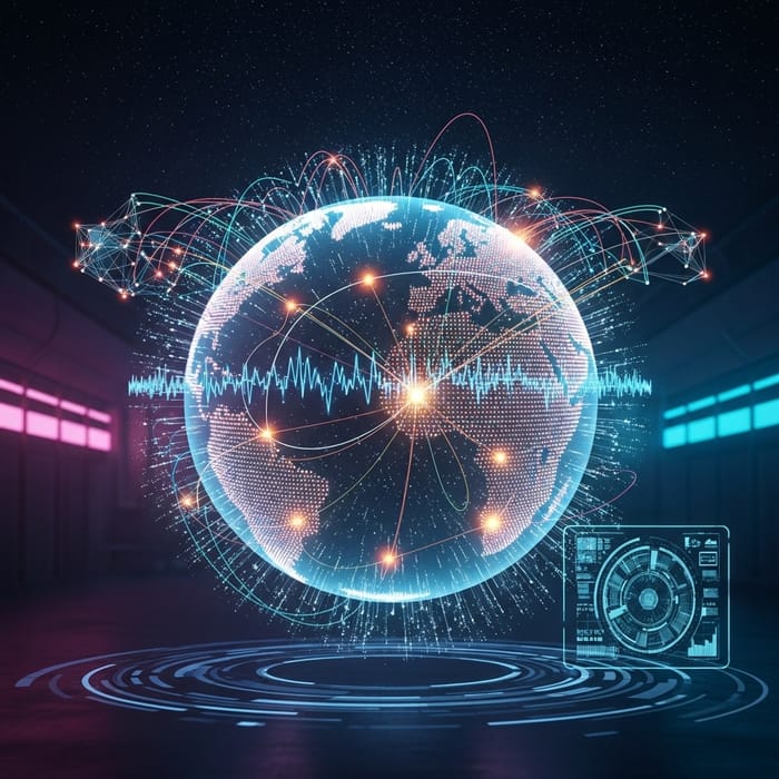 Technologically Advanced Global Network Visualization