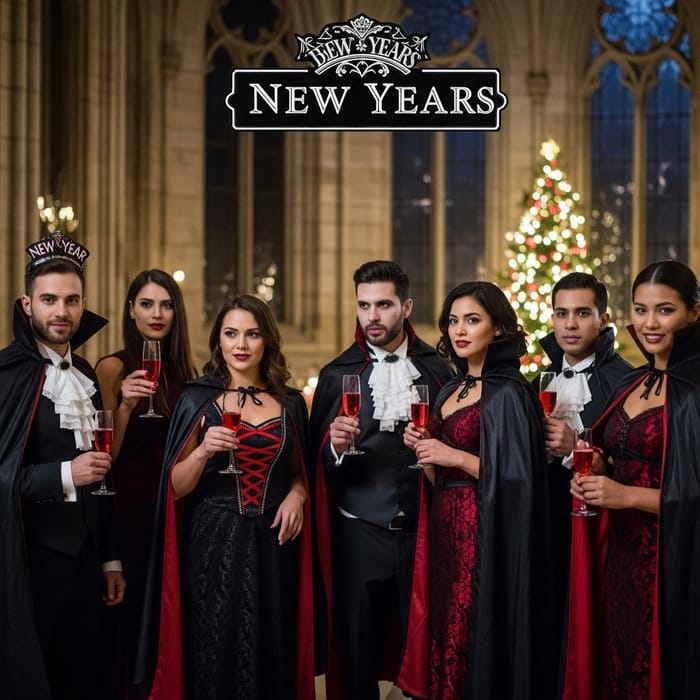 Vampire Themed New Year's Corporate Party | Studio Photo Shoot Vampire Themed New Year's Corporate Party | Studio Photo Shoot