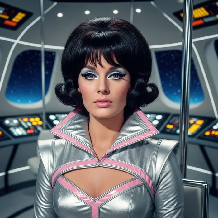 1960s Space Age Inspired Barbarella Art