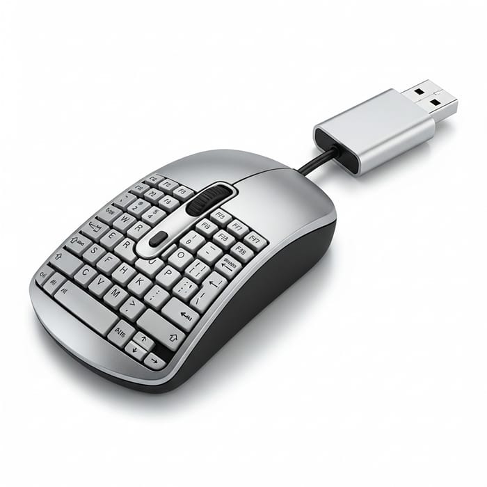 Keyboard Mouse USB Flash Drive Combines Three Utilities Keyboard Mouse USB Flash Drive Combines Three Utilities
