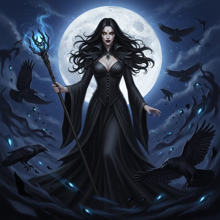 Enigmatic Black Magic Woman Enigmatic Black Magic Woman