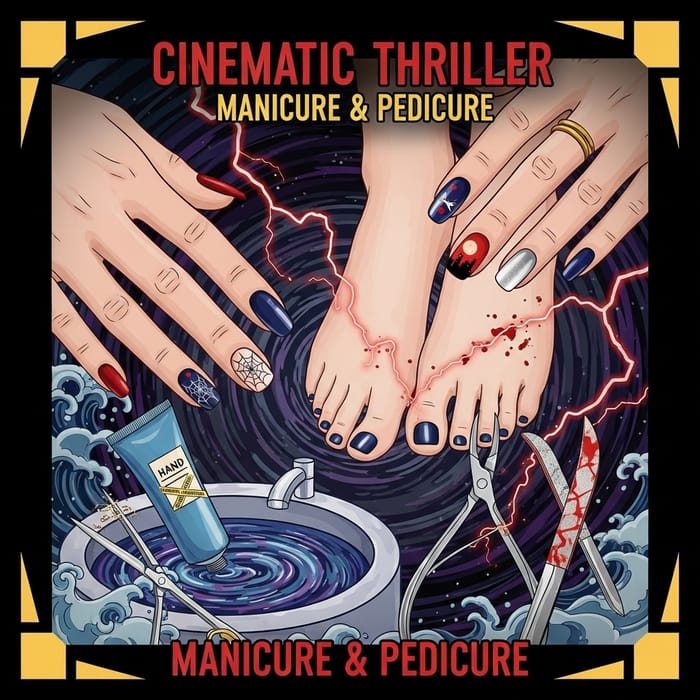 Kill Bill-Inspired Manicure & Pedicure Poster | Japanese Art