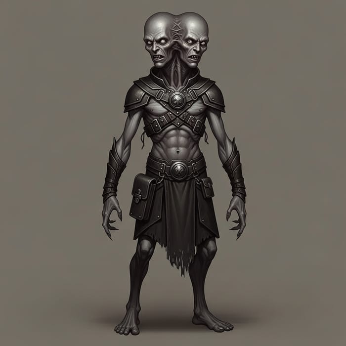 Two-Headed Humanlike Creature: Unveiling the Eerie Symmetry Two-Headed Humanlike Creature: Unveiling the Eerie Symmetry