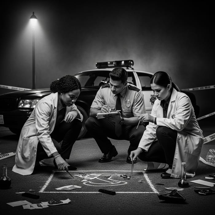 Criminal Investigation in Black and White Photography Criminal Investigation in Black and White Photography
