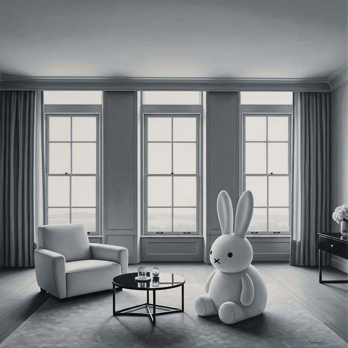 Modern Minimalist Interior Design in Black & White Modern Minimalist Interior Design in Black & White
